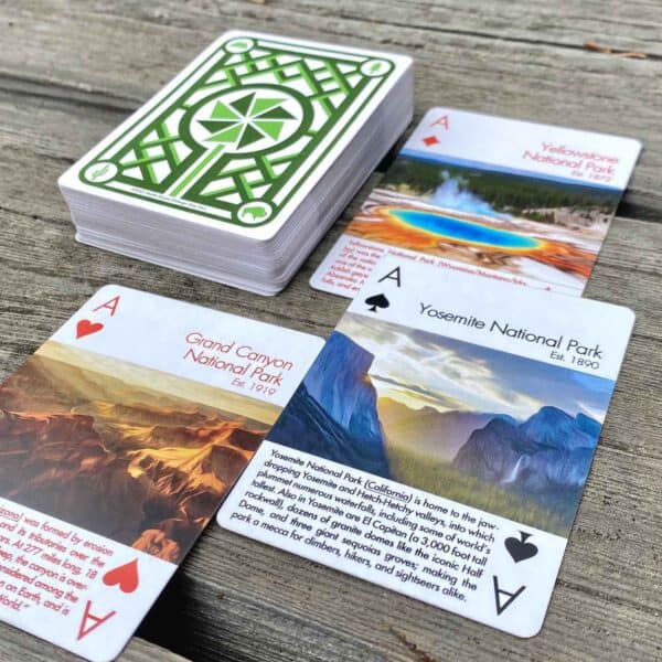 National park playing cards